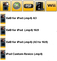 Quick Media Converter (iPod screenshot)