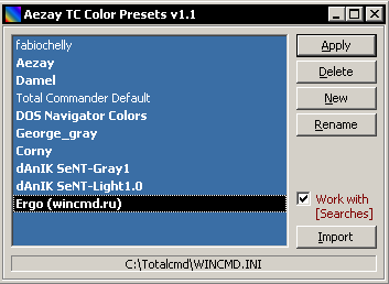Aezay TC Color Presets